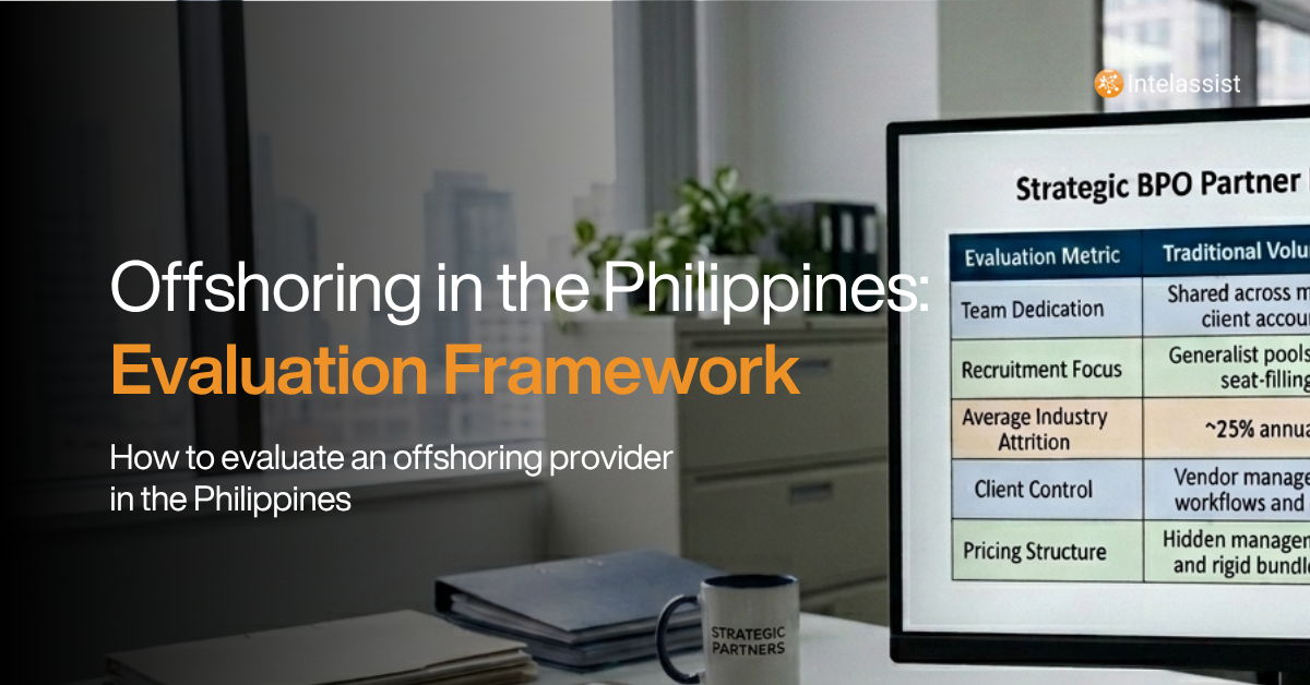 Offshoring in the Philippines 2026 Evaluation Framework for CEOs