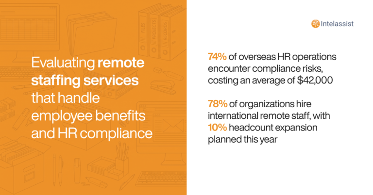 Intelassist Blog Post - Evaluating Remote Staffing Services That Handle Employee Benefits